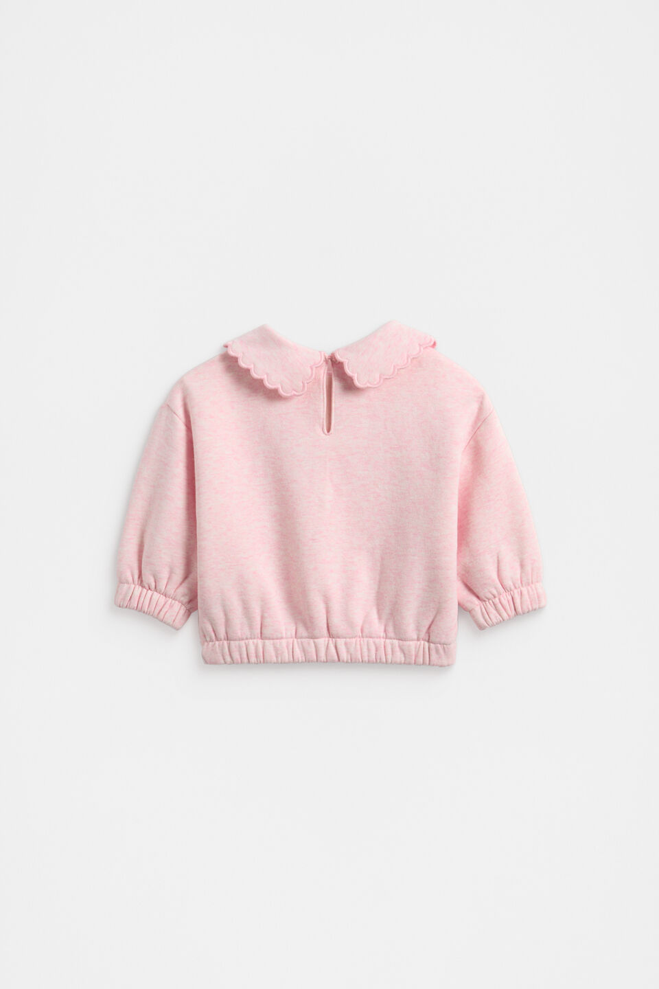 Scallop Collar Sweat  Rose Petal Marle
