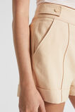 Casual Tab Waist Short  Soft Wheat  hi-res
