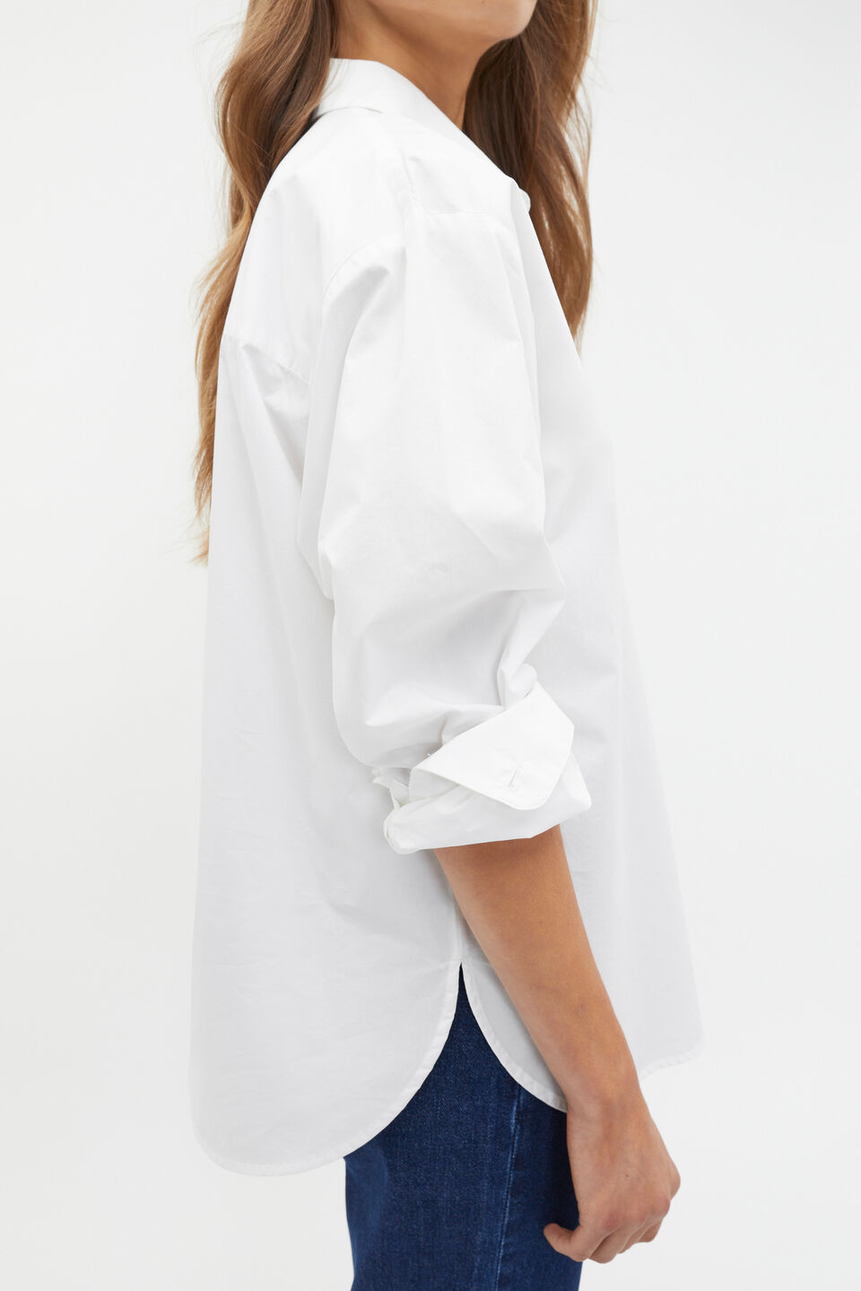 Poplin Classic Shirt  Whisper White