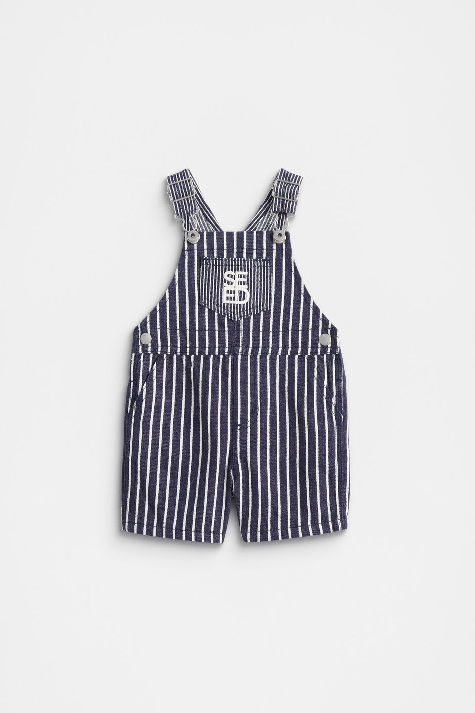 Core Stripe Overall  Midnight Blue Stripe