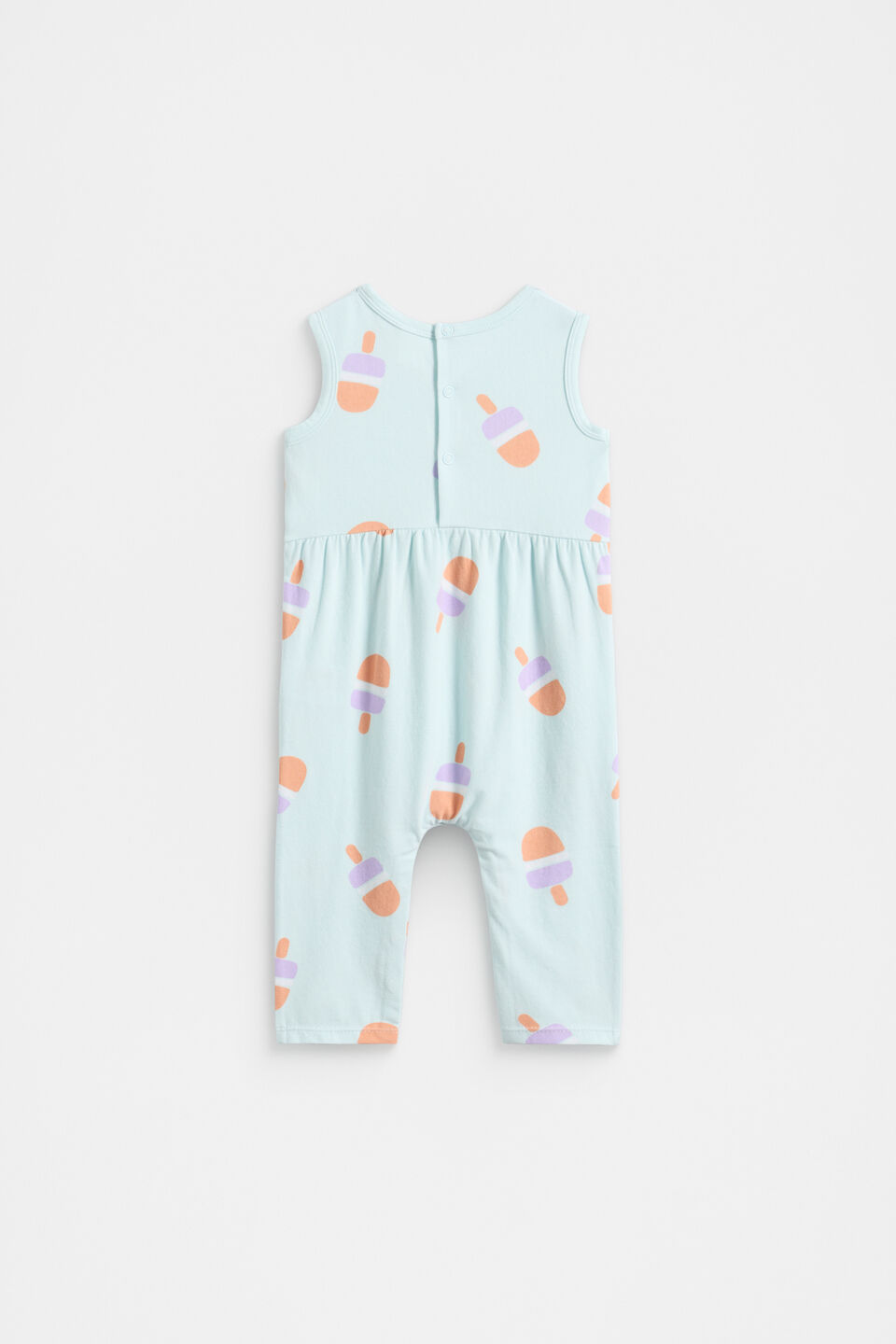 Ice Block Jumpsuit  Glacier Blue
