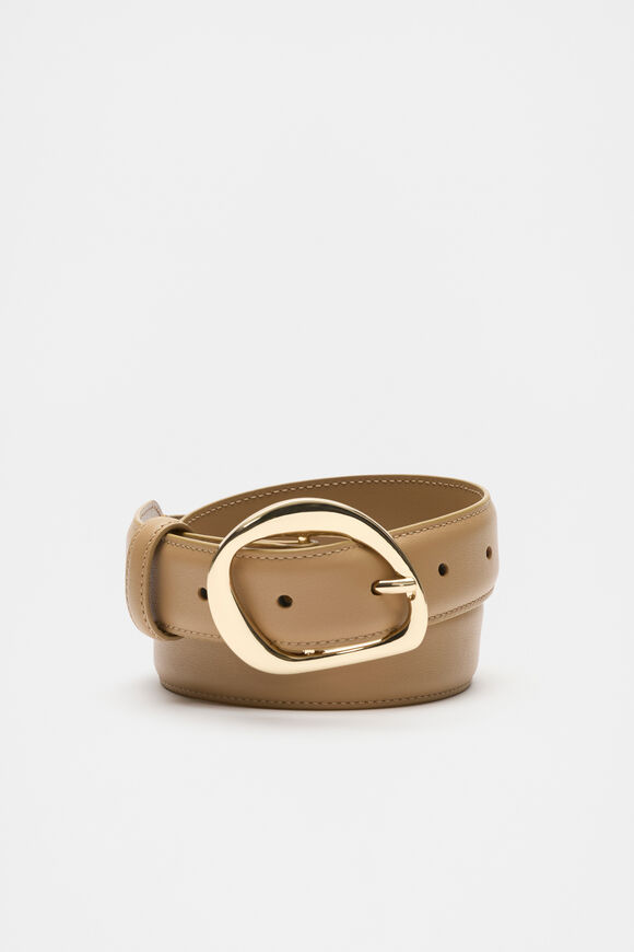 Everly Buckle Belt  Caramel  hi-res