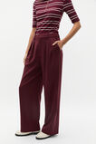 Tailored Pleat Pant  Plum Red  hi-res
