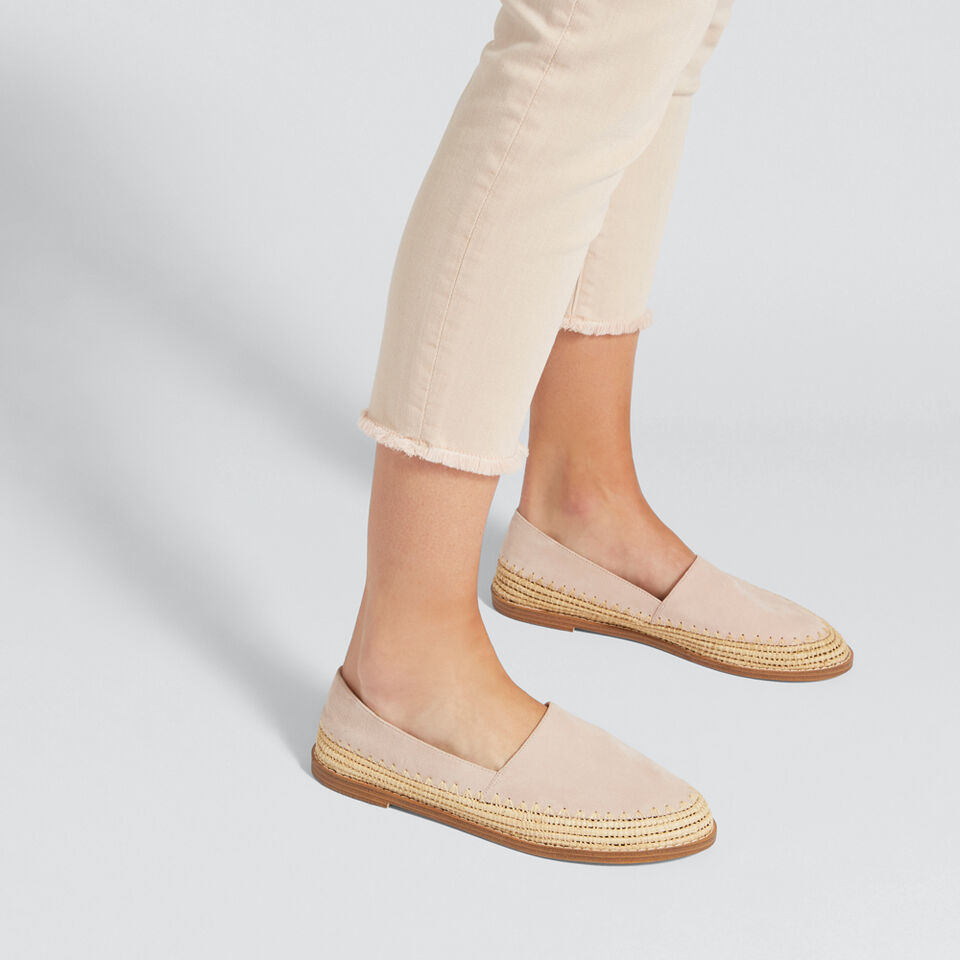 Elle Leather Flat  