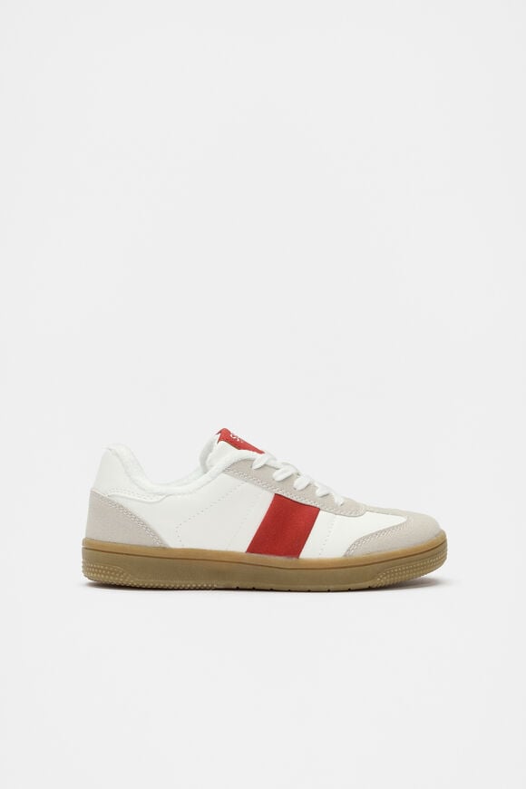 Colourblock Sneaker  White Red  hi-res