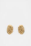 Vintage Knot Earring  Gold  hi-res