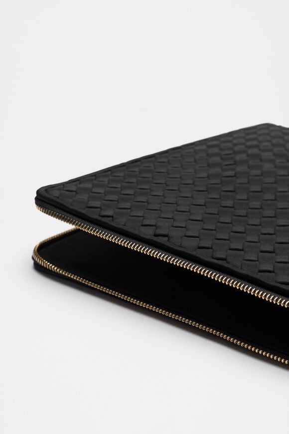 Woven Tech Case  Black  hi-res