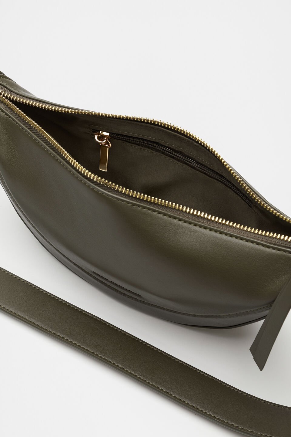 Relaxed Crossbody Bag  Olive Leaf