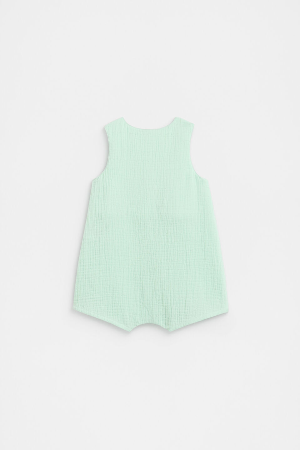Spot Pocket Romper  Mint