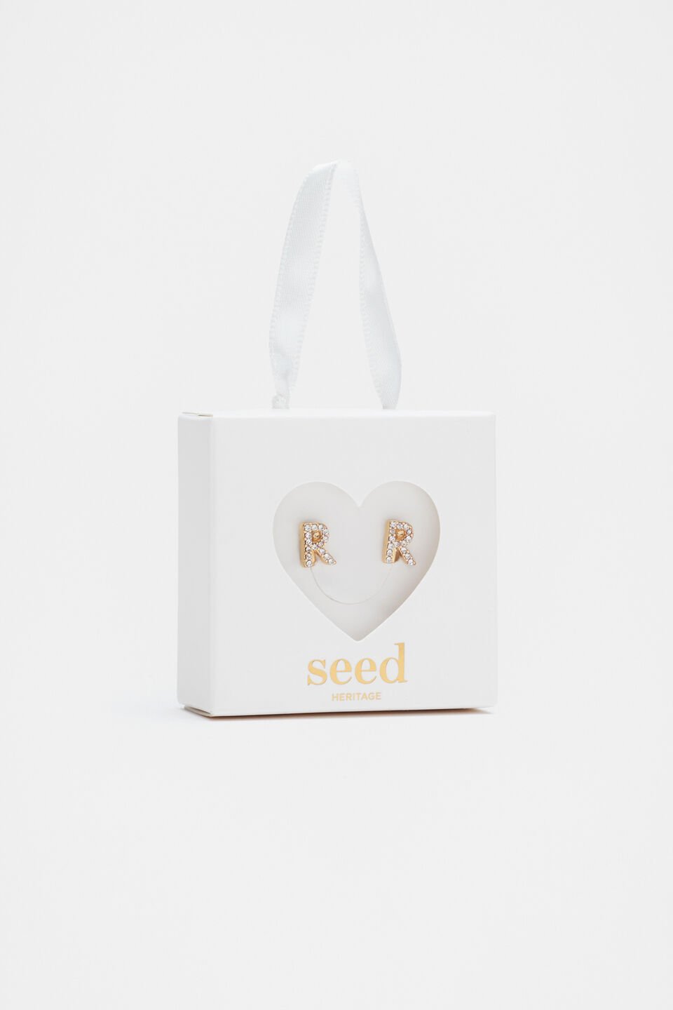 Initial Clip On Earings  R