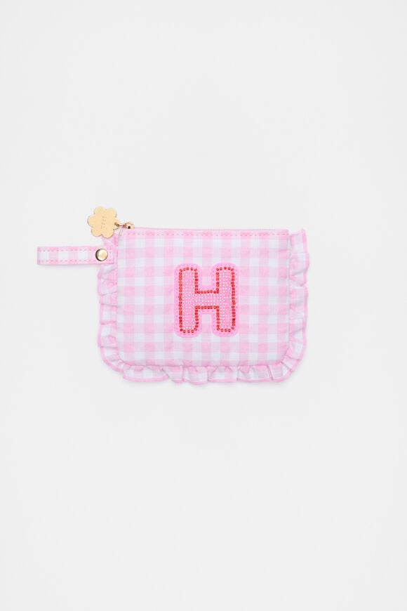 Beaded Initial Purse  H  hi-res