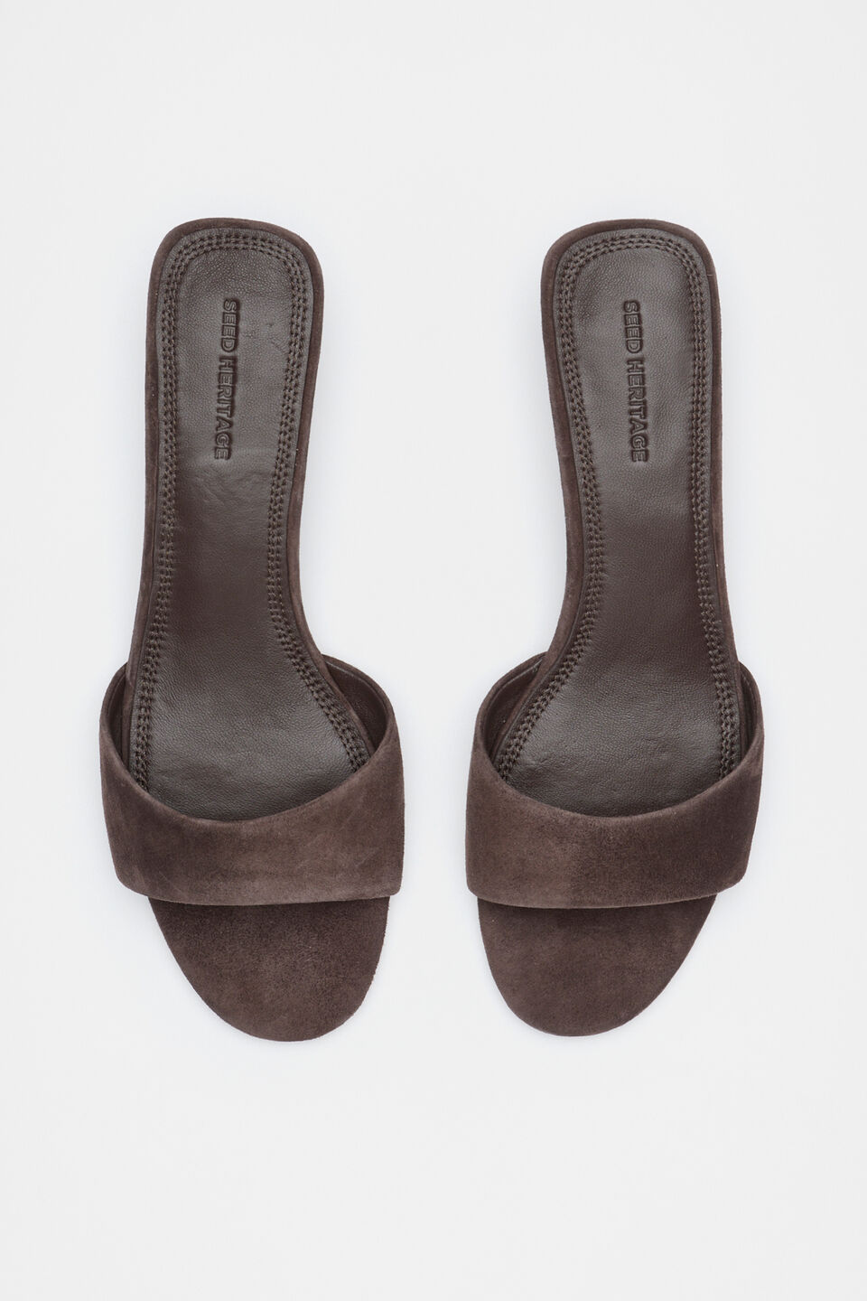 Saige Wedge  Chocolate Suede