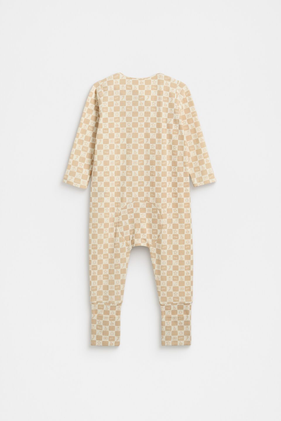 Christmas Zipsuit  Ecru