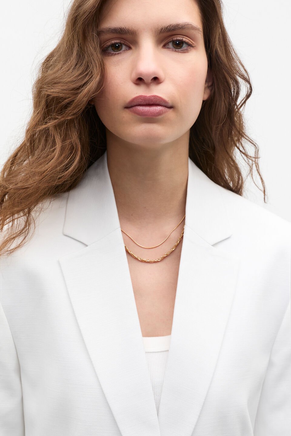 Rope Chain Necklace Set  Gold