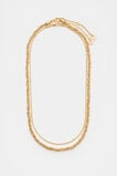 Rope Chain Necklace Set  Gold  hi-res