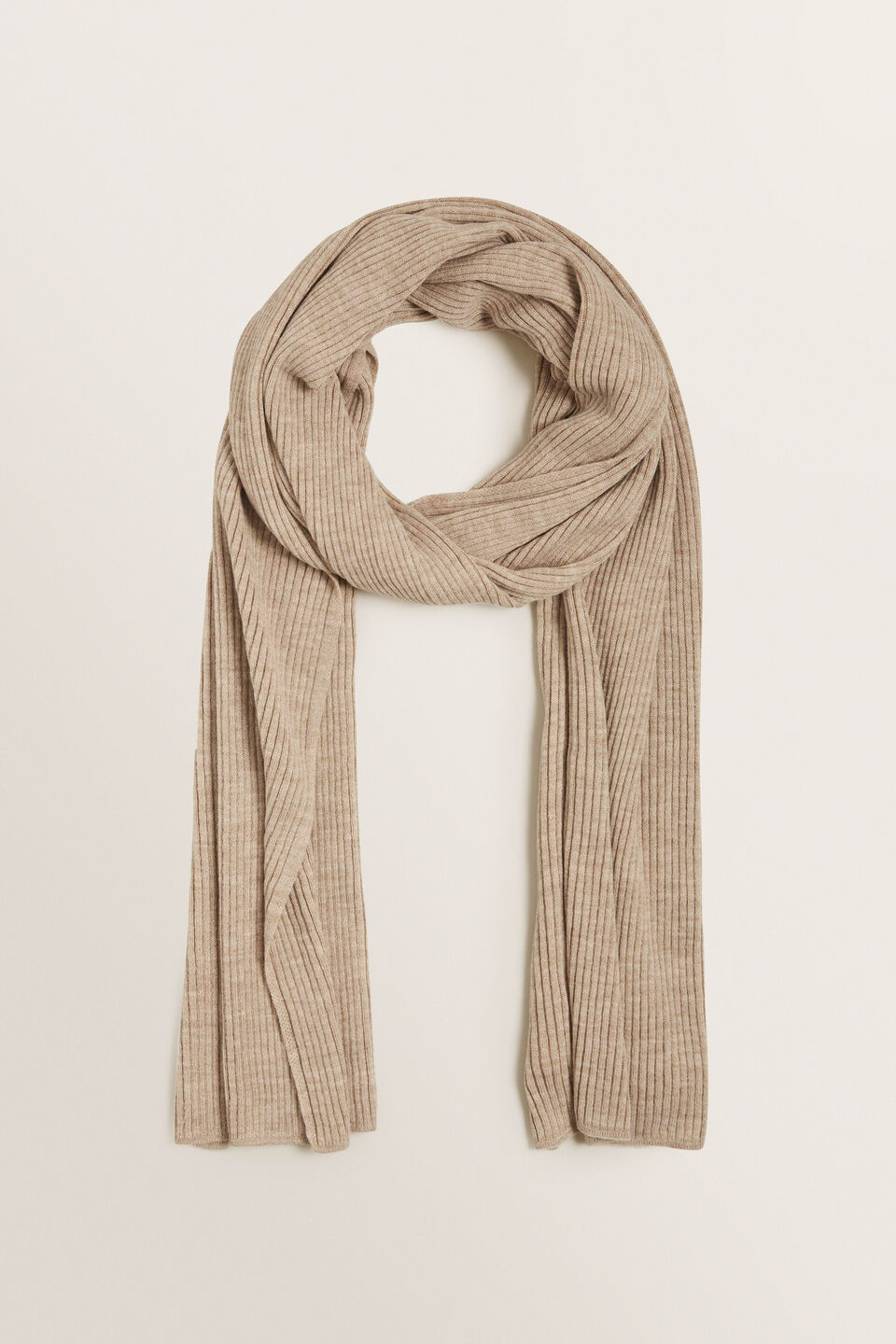 Simple Rib Scarf  