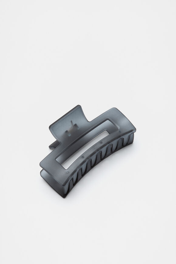 Rectangle Hair Claw  Matte Black  hi-res