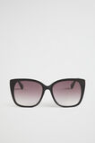 Hannah D Frame Sunglasses  Black  hi-res