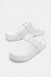 Buckle Moulded Clog  White  hi-res