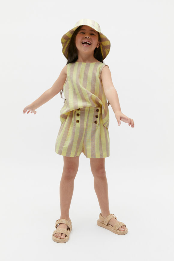 Stripe Sailor Short  Lemon Sherbet  hi-res