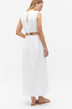 Bead Detail Cut Out Dress  Whisper White  hi-res