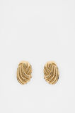 Vintage Knot Earring  Gold  hi-res