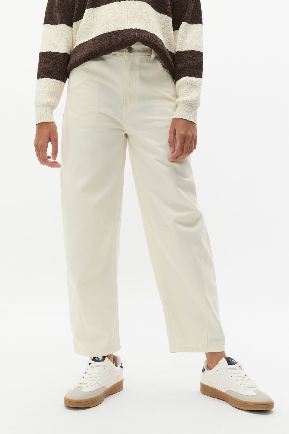 Barrel Jean  Rich Cream