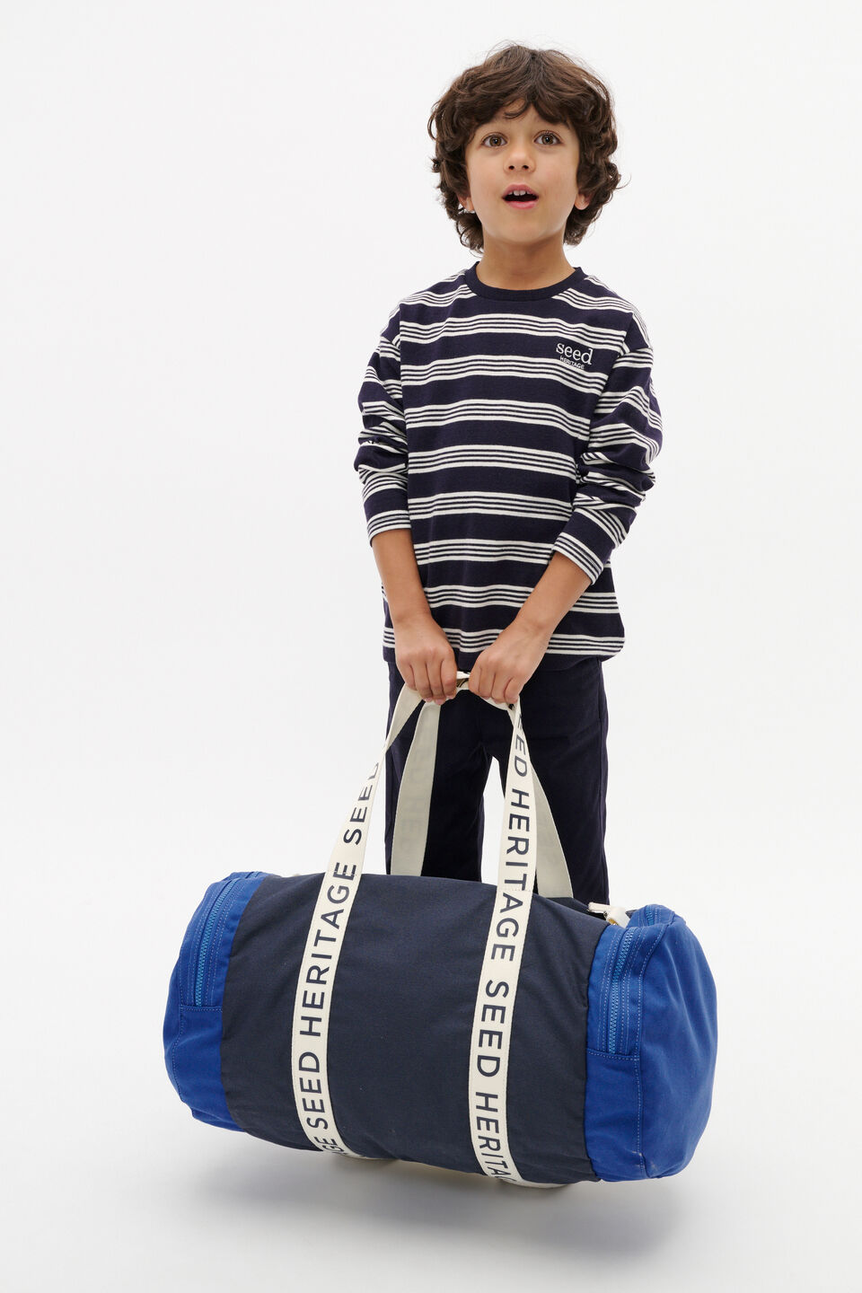 Duffle Overnight Bag  Blue Multi