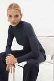 Core Rib Mock Neck Top  Twilight Blue  hi-res