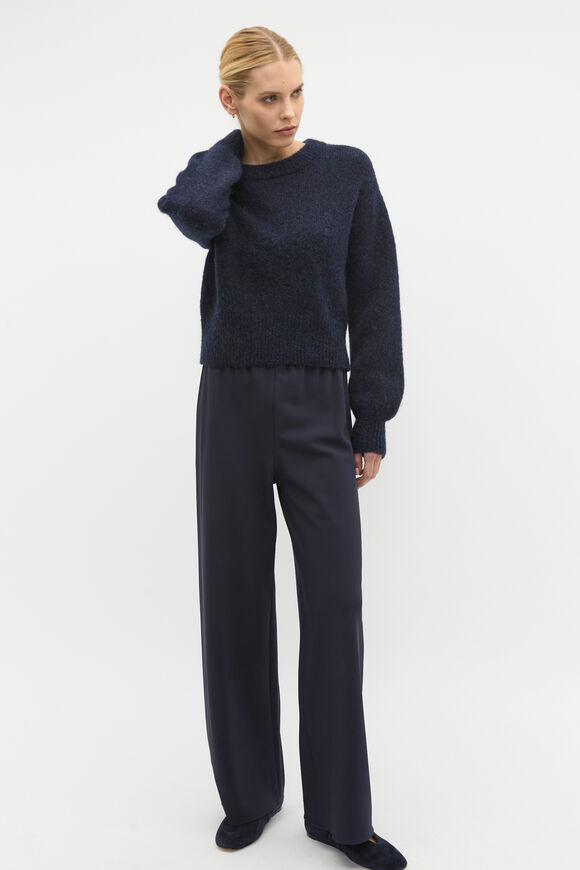 Lofty Crew Neck Knit  Twilight Blue  hi-res