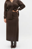 Fluted Knit Skirt  Dark Espresso  hi-res