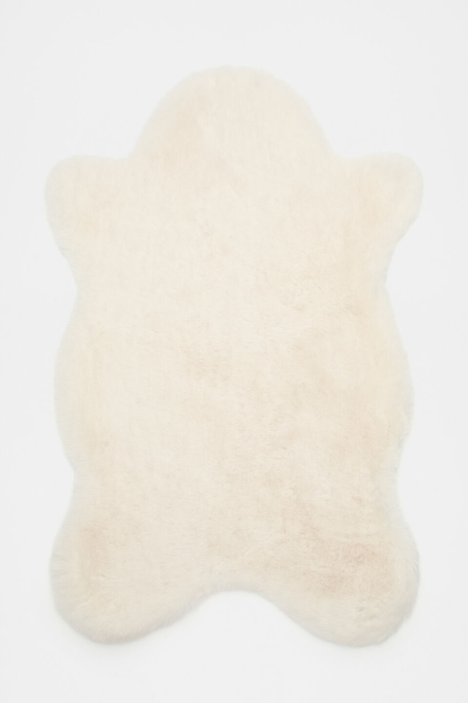 Luxe Faux Fur Rug  Classic Cream