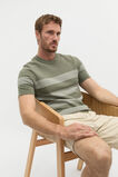 Stripe Knit Tee  Vintage Khaki  hi-res
