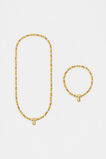 Initial Necklace And Bracelet Set  T  hi-res