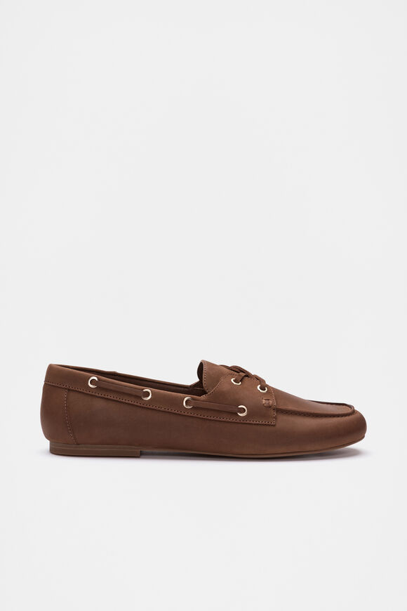 Rosa Boat Shoe  Deep Tan  hi-res