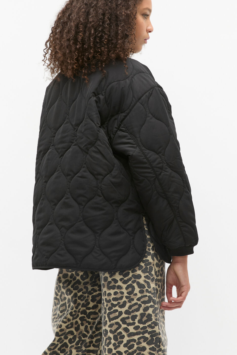 Quilted Jacket  Black