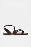 Deven Curved Strap Sandal  Chocolate Suede  hi-res