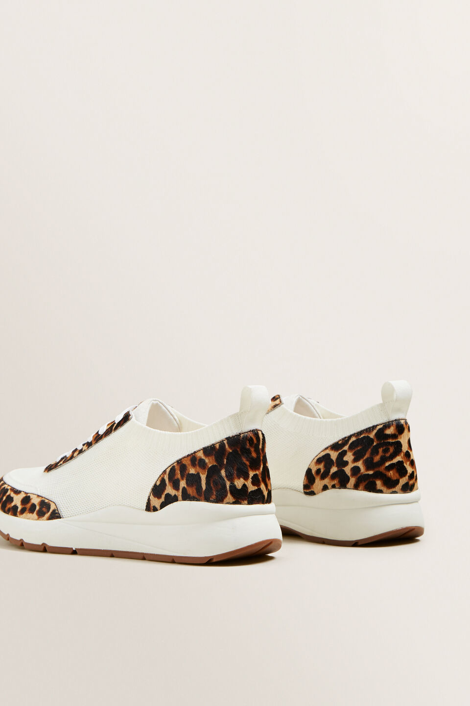 Leather Knit Sneaker  