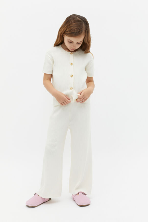 Rib Knit Pant  Classic Cream  hi-res