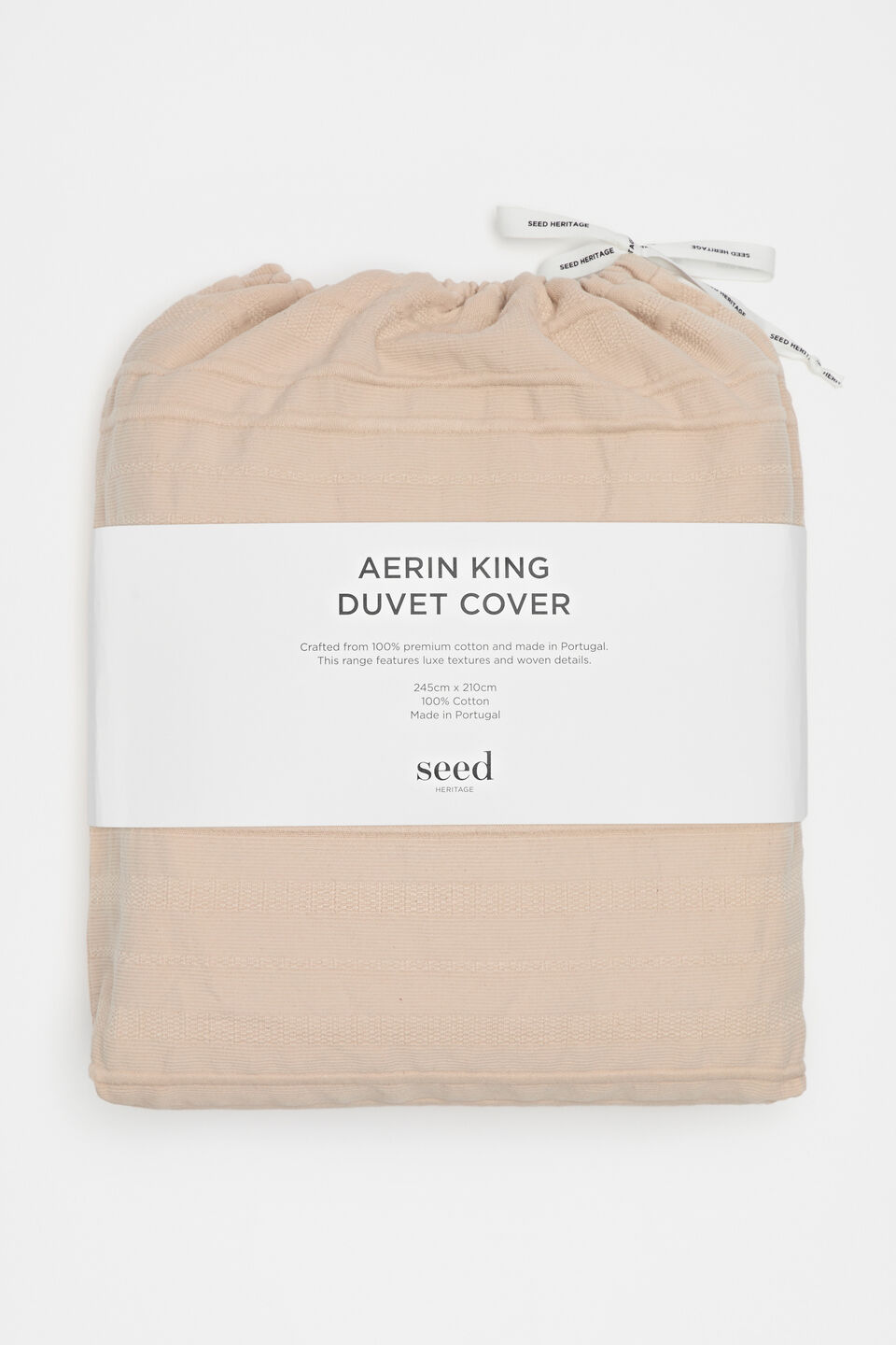 Aerin King Duvet Cover  Nougat