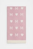 Heart Initial Blanket  M  hi-res
