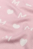 Heart Initial Blanket  M  hi-res