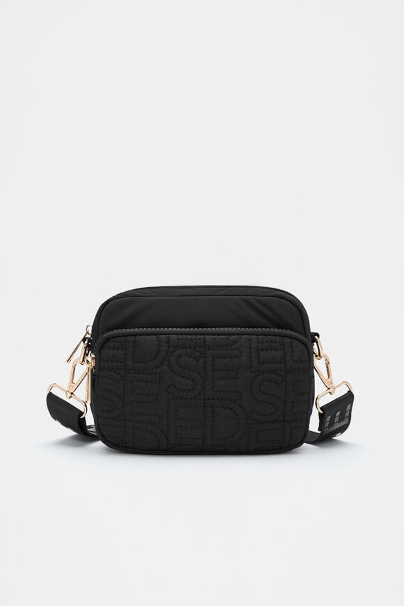 Nylon Double Pocket  Black  hi-res