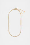 Triple Chain Necklace  Gold Silver  hi-res