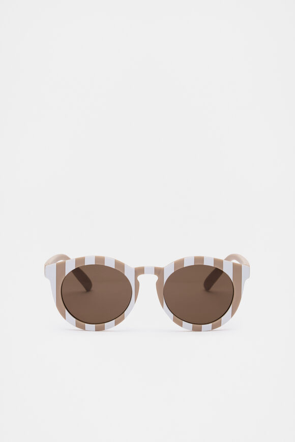 Child Stripe Sunglasses  Biscotti  hi-res