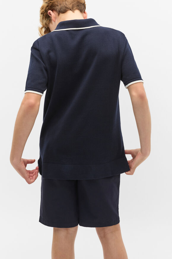 Knit Polo  Midnight Blue  hi-res