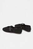 Mara Crochet Ballet Flat  Black  hi-res