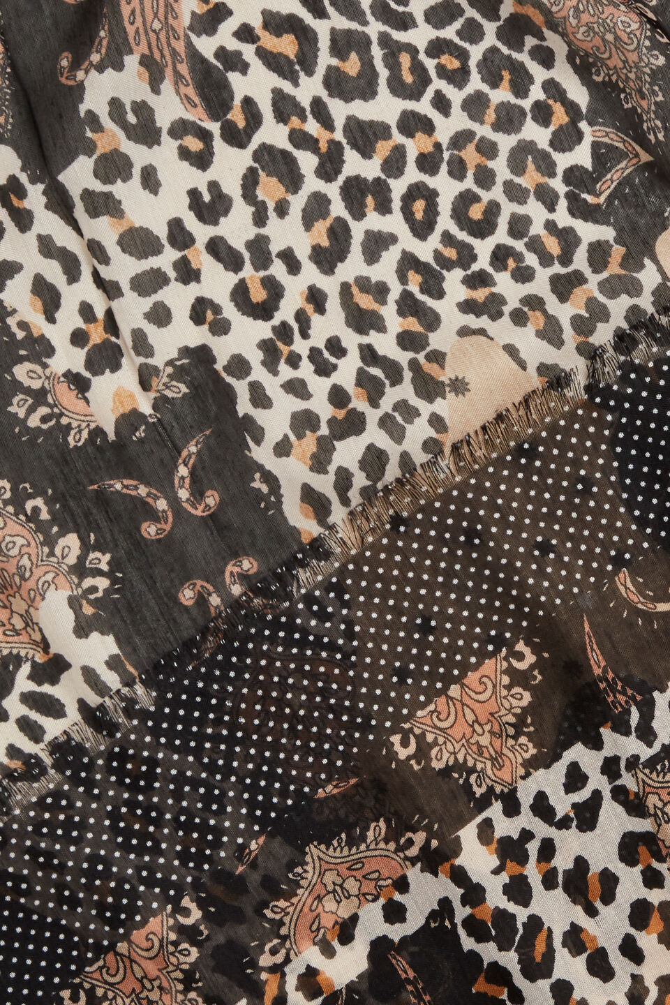 Mixed Paisley Ocelot Scarf  