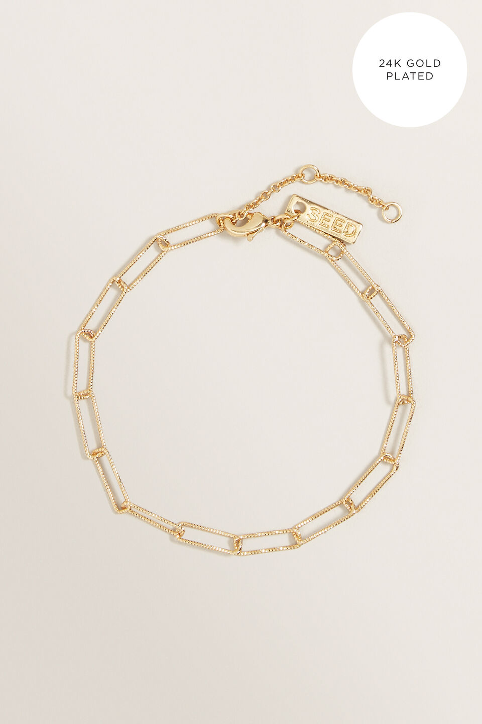 Fine Wide Chain Bracelet  9