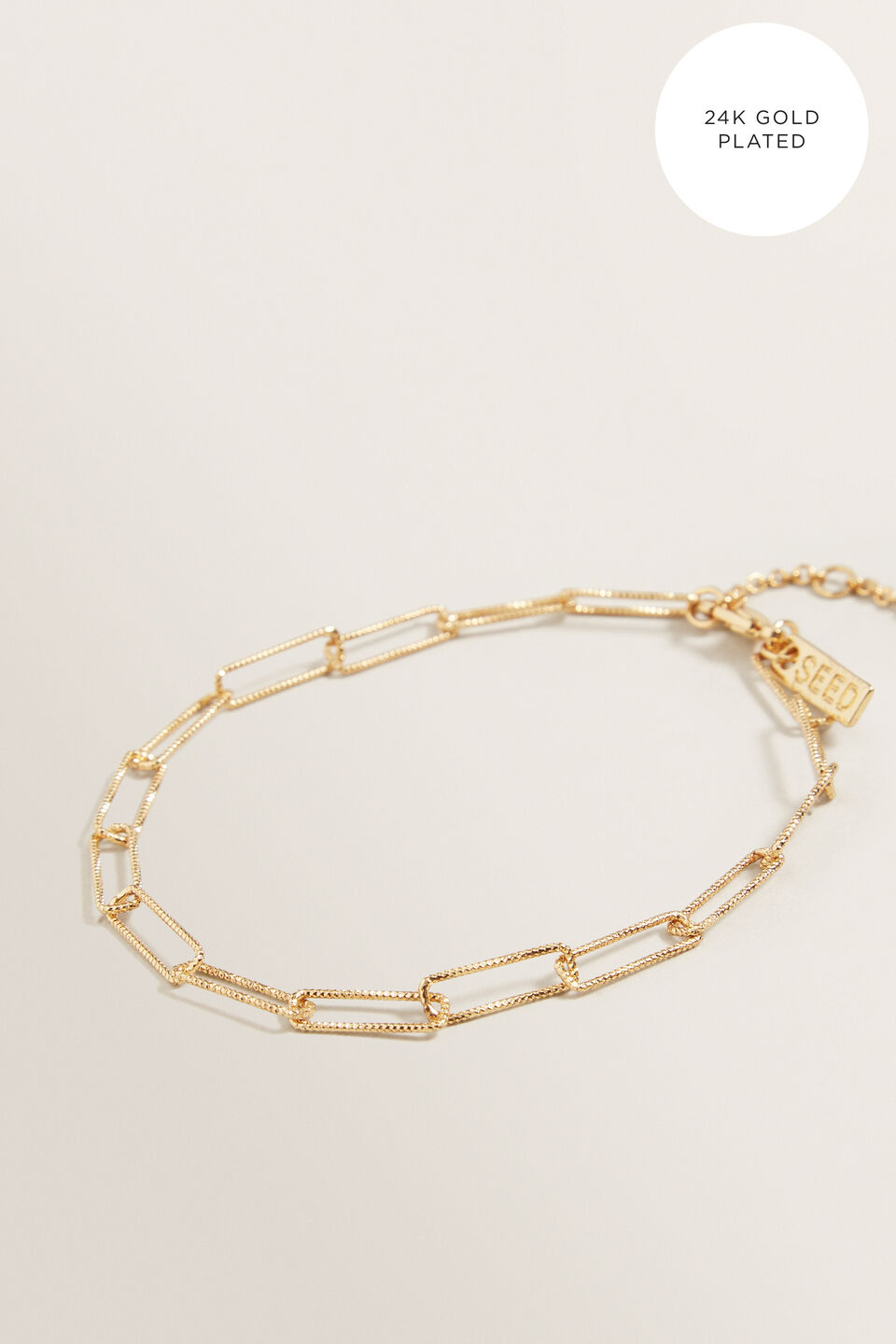 Fine Wide Chain Bracelet  9